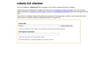 Robots.txt+checker